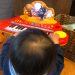 ピアノを弾く息子
